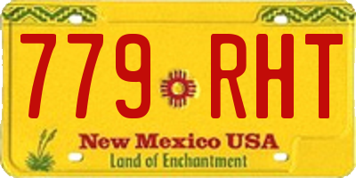NM license plate 779RHT