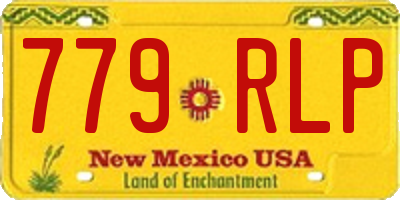 NM license plate 779RLP