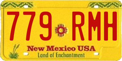 NM license plate 779RMH