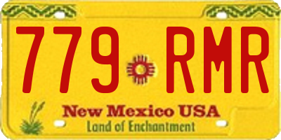 NM license plate 779RMR