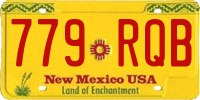 NM license plate 779RQB