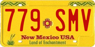 NM license plate 779SMV