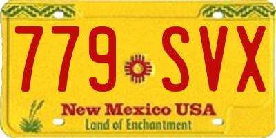 NM license plate 779SVX