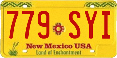 NM license plate 779SYI