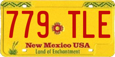 NM license plate 779TLE