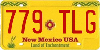 NM license plate 779TLG