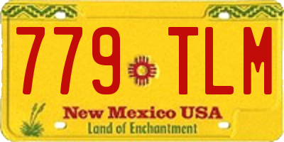 NM license plate 779TLM