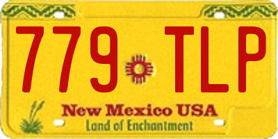 NM license plate 779TLP