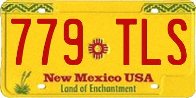 NM license plate 779TLS