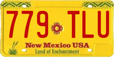 NM license plate 779TLU
