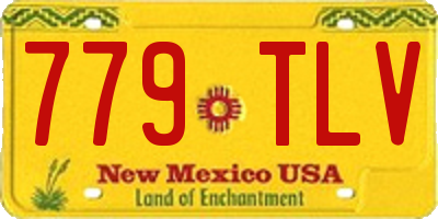 NM license plate 779TLV
