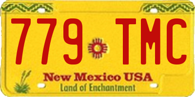 NM license plate 779TMC