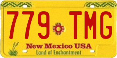 NM license plate 779TMG