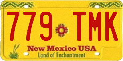 NM license plate 779TMK