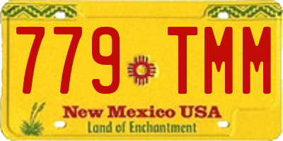 NM license plate 779TMM