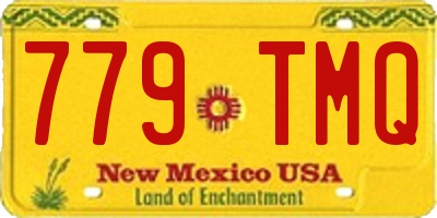 NM license plate 779TMQ
