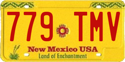 NM license plate 779TMV