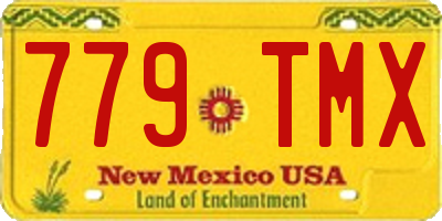 NM license plate 779TMX