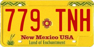 NM license plate 779TNH