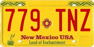 NM license plate 779TNZ