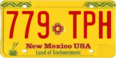 NM license plate 779TPH