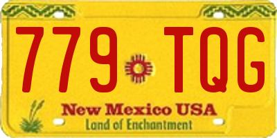 NM license plate 779TQG
