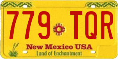 NM license plate 779TQR