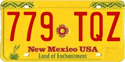 NM license plate 779TQZ
