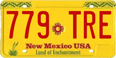 NM license plate 779TRE