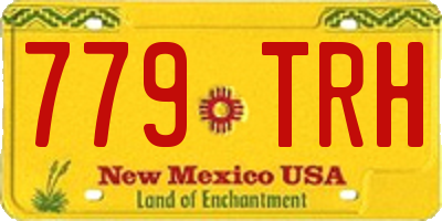 NM license plate 779TRH