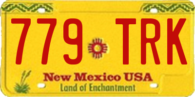 NM license plate 779TRK