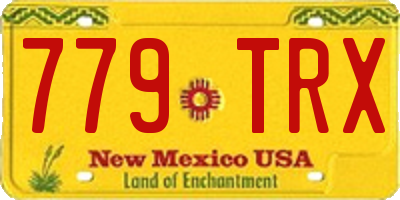 NM license plate 779TRX