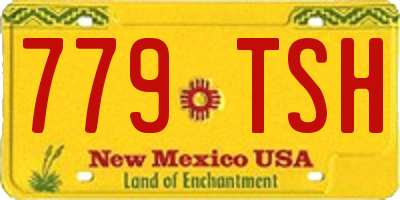 NM license plate 779TSH