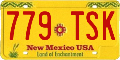 NM license plate 779TSK