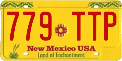 NM license plate 779TTP