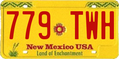 NM license plate 779TWH