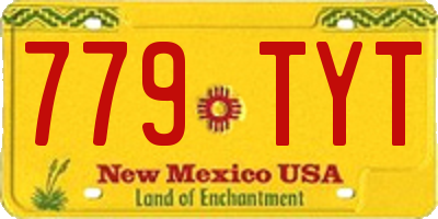 NM license plate 779TYT