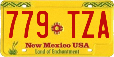 NM license plate 779TZA