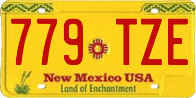 NM license plate 779TZE