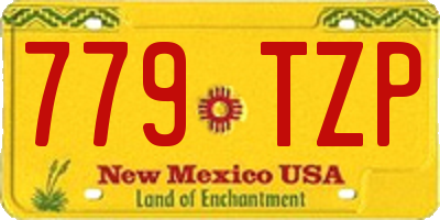 NM license plate 779TZP