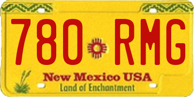 NM license plate 780RMG