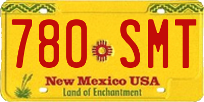 NM license plate 780SMT