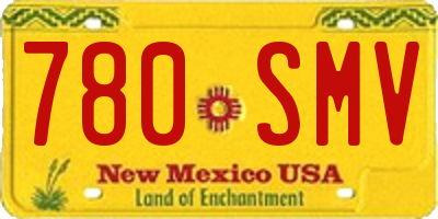 NM license plate 780SMV