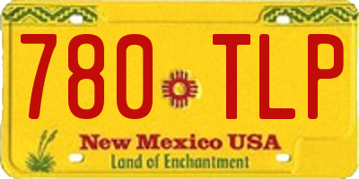 NM license plate 780TLP