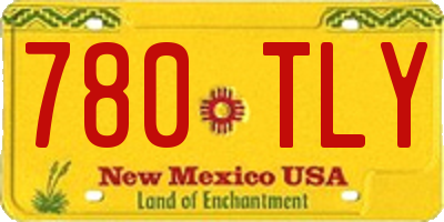 NM license plate 780TLY