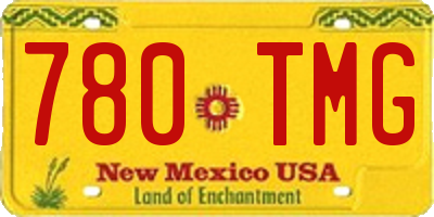 NM license plate 780TMG