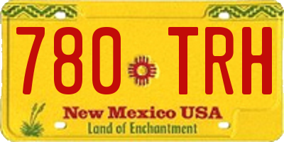 NM license plate 780TRH