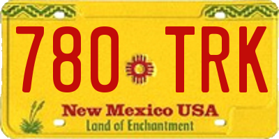 NM license plate 780TRK
