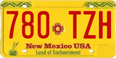 NM license plate 780TZH