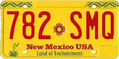 NM license plate 782SMQ